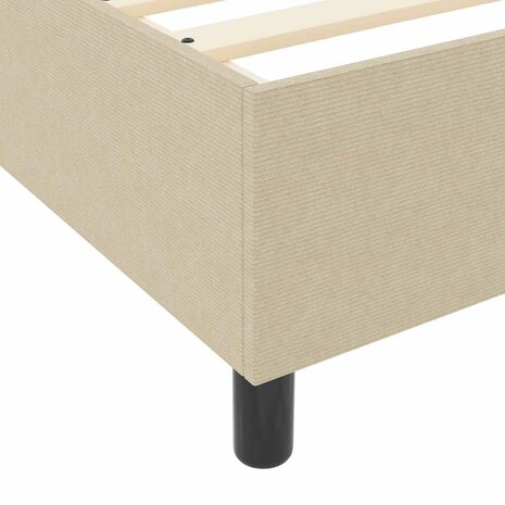 Boxspring bed Grijs groen 140 x 200 cm Katoenen stof 9