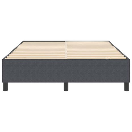 Boxspring bed Donkergrijs 160 x 200 cm Katoenen stof 6