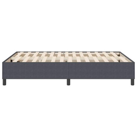 Boxspring bed Donkergrijs 160 x 200 cm Katoenen stof 7