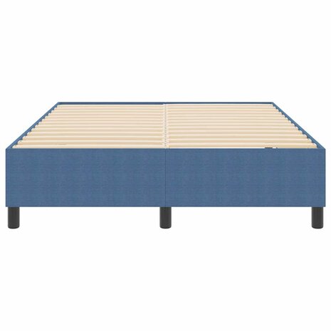 Boxspring bed Blauw 160 x 200 cm Katoenen stof 6