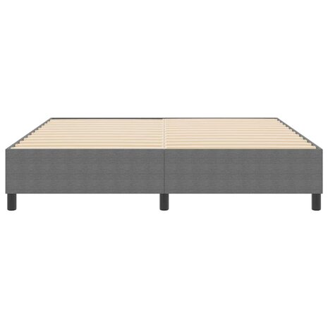 Boxspring bed Lichtgrijs 180 x 200 cm Katoenen stof 6