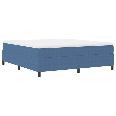 Boxspring bed Blauw 180 x 200 cm Katoenen stof 3