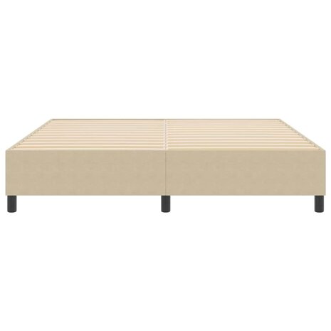 Boxspring bed Grijs groen 180 x 200 cm Katoenen stof 6