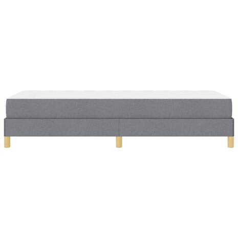 Boxspring bed Lichtgrijs en Bruin 80 x 200 cm 8