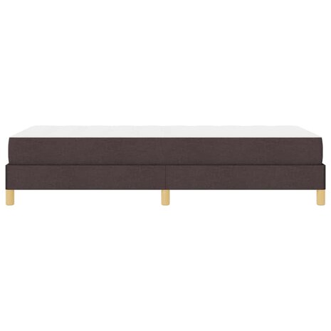 Boxspring bed Bruin 90 x 200 cm Stof en Engineered Hout 8