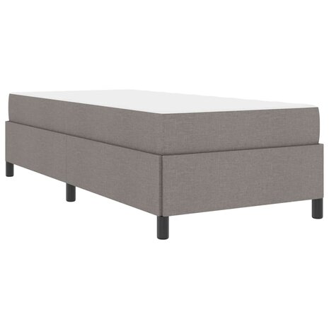Boxspring bed Taupe en Zwart 80 x 200 cm 2