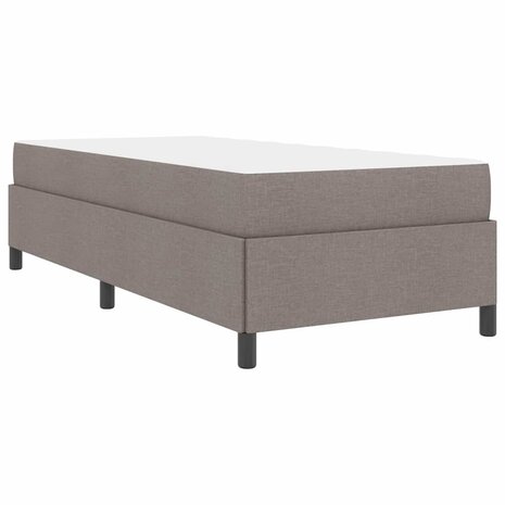 Boxspring bed Taupe en Zwart 80 x 200 cm 8
