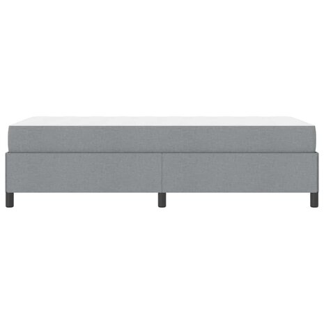 Boxspring bed Lichtgrijs en zwart 90 x 190 cm 8