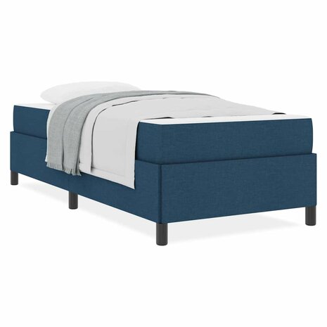 Boxspring bed Blauw en Zwart 90 x 200 cm 4