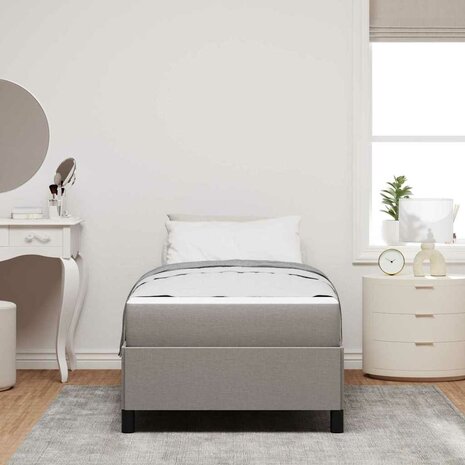 Boxspring bed Taupe en Zwart 100 x 200 cm 5