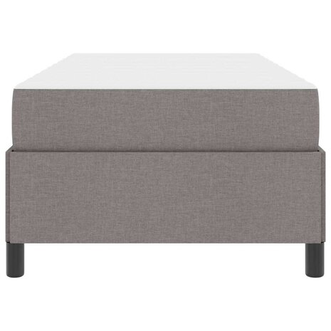 Boxspring bed Taupe en Zwart 100 x 200 cm 7