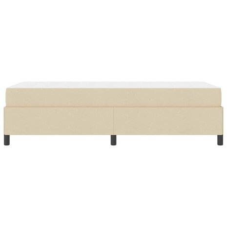Boxspring bed Crème en Zwart 100 x 200 cm 8