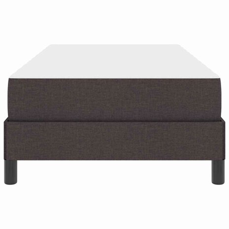 Boxspring bed met matras Donkerbruin 80 x 200 cm Stof 7