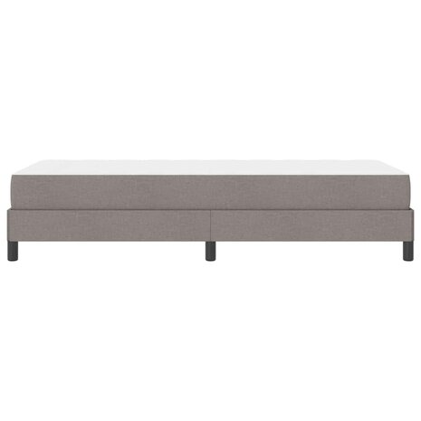 Boxspring bed met matras Taupe 80 x 200 cm Stof 8