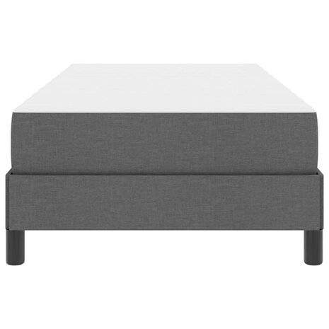 Boxspring bed met matras Donkergrijs 90 x 190 cm Stof 7