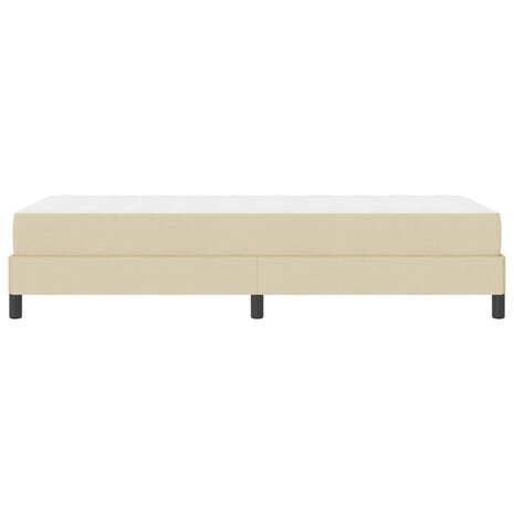 Boxspring bed met matras Crème 90 x 190 cm Stof 8