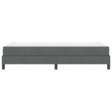 Boxspring bed met matras Donkergrijs 100 x 200 cm Stof 8