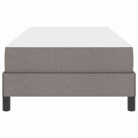 Boxspring bed met matras Taupe 100 x 200 cm Stof 7