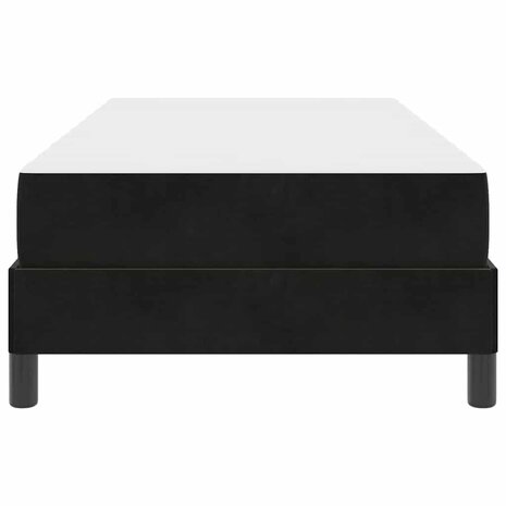 Boxspringbed met matras met matras Zwart 90 x 190 cm Fluweel 7