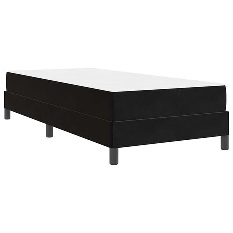 Boxspringbed met matras met matras Zwart 90 x 200 cm Fluweel 9