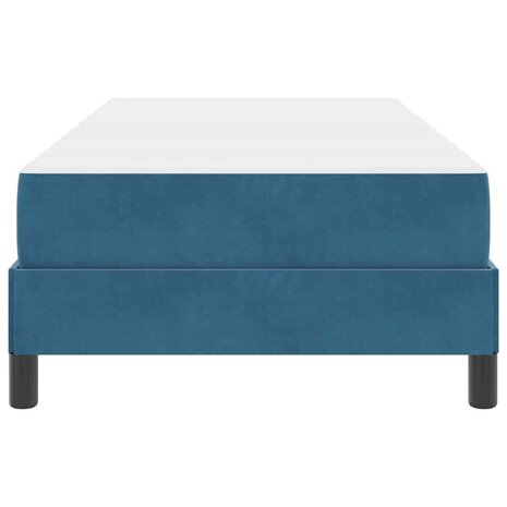 Boxspringbed met matras Donkerblauw 100 x 200 cm Fluweel 7