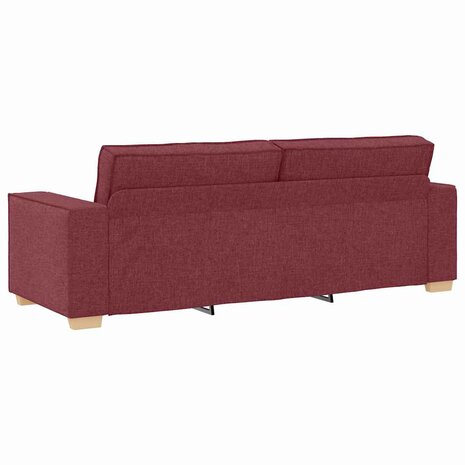 3-zitsbank Wijnrood 180 cm Stof 6