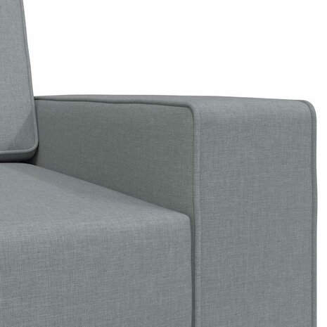 Vloersofa Bed Lichtgrijs 245 x 78 x 77 cm Stof 8