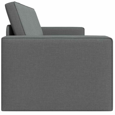 Vloersofa Bed Donkergrijs 245 x 78 x 77 cm Stof 6