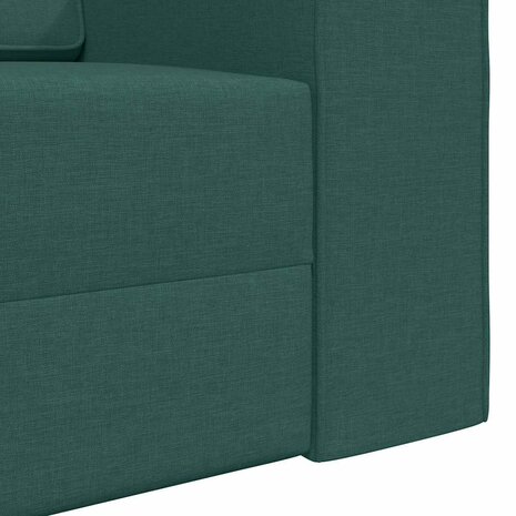 Vloersofa Bed Donkergroen 245 x 78 x 77 cm Stof 9