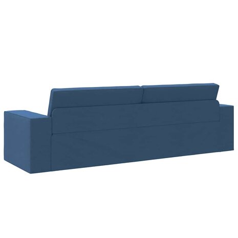 Vloersofa Bed Marineblauw 245 x 78 x 77 cm Stof 7