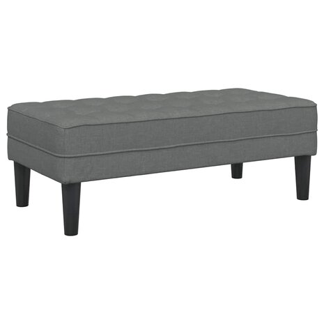 Bankstel 2 pcs Donkergrijs 173 x 131 x 67 cm Stof 6