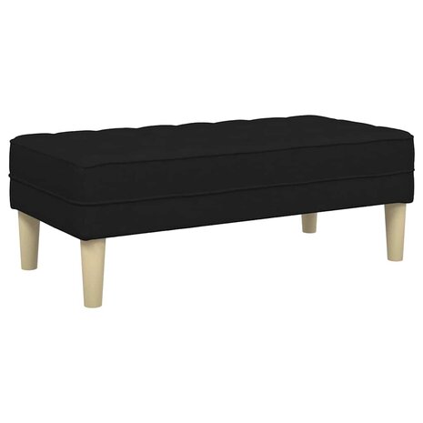 Bankstel 2 pcs Zwart 173 x 131 x 67 cm Stof 6