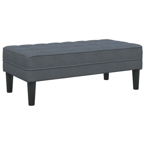 Bankstel 2 pcs Donkergrijs 173 x 131 x 67 cm Fluweel 6