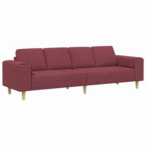 Bankstel Wijnrood Stof 2
