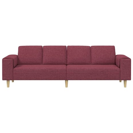 Bankstel Wijnrood Stof 4