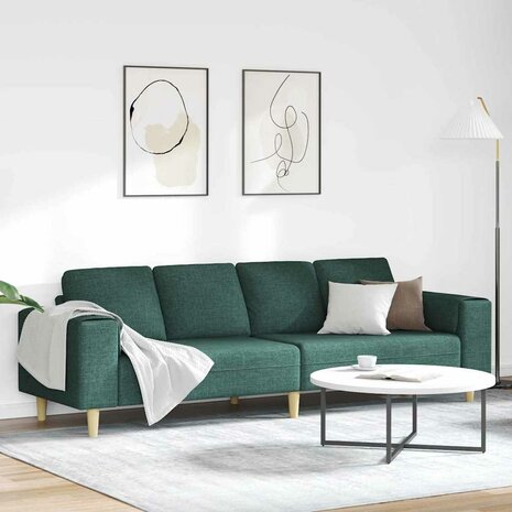 Bankstel Donkergroen Stof 1