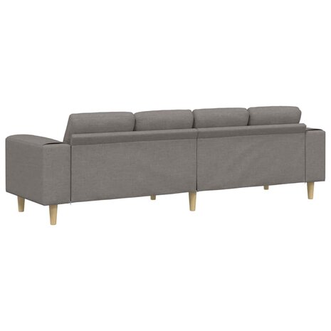 Bankstel Taupe Stof 6