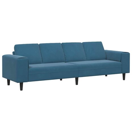 Bankstel Blauw Fluweel 2