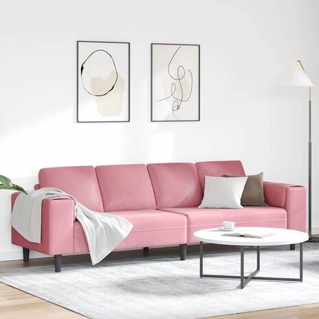 Bankstel Roze Fluweel 1