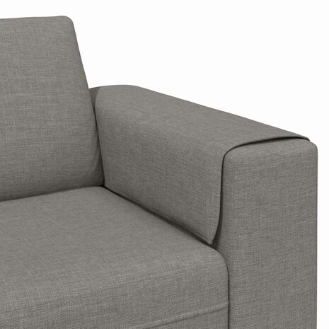 Bankstel 3 pcs Taupe Stof 7