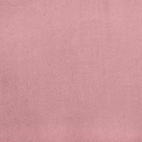 Bankstel 3 pcs Roze Fluweel 9