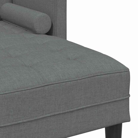 Bankstel Donkergrijs 173 x 131 x 67 cm Stof 7