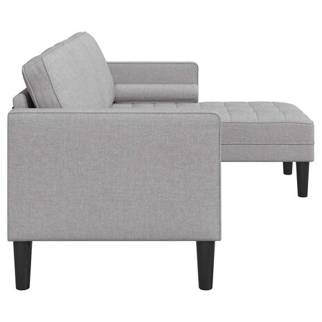 Bankstel Wolken grijs 173 x 131 x 67 cm Stof 5