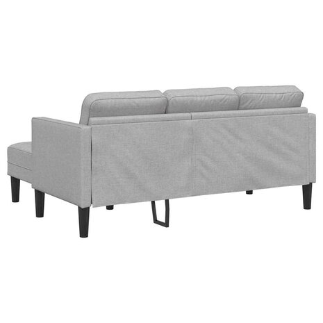 Bankstel Wolken grijs 173 x 131 x 67 cm Stof 6