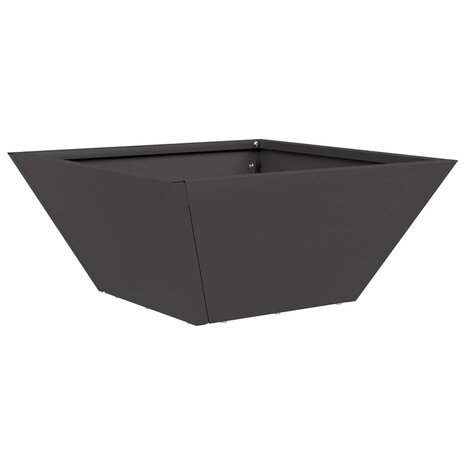 Tuin Kom Plantenbak Zwart 35 x 35 x 15 cm Staal 2