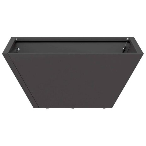 Tuin Kom Plantenbak Zwart 35 x 35 x 15 cm Staal 5