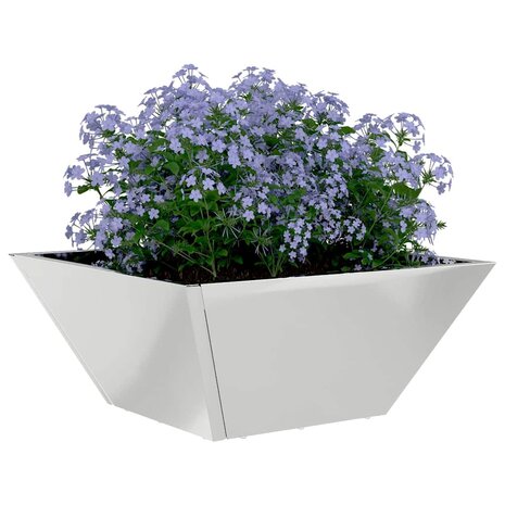 Tuin Kom Plantenbak Zilver 35 x 35 x 15 cm Gegalvaniseerd staal 3