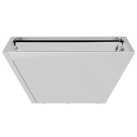 Tuin Kom Plantenbak Zilver 35 x 35 x 15 cm Gegalvaniseerd staal 5