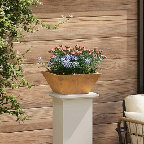 Tuin Kom Plantenbak Roestig 35 x 35 x 15 cm Cortenstaal 4