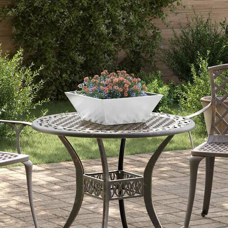 Tuin Kom Plantenbak Zilver 40 x 40 x 15 cm Gegalvaniseerd staal 1